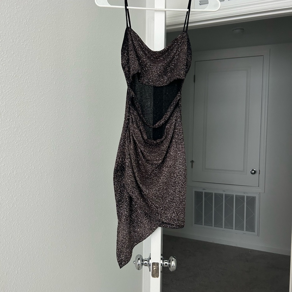 Windsor Glittering Black Dress